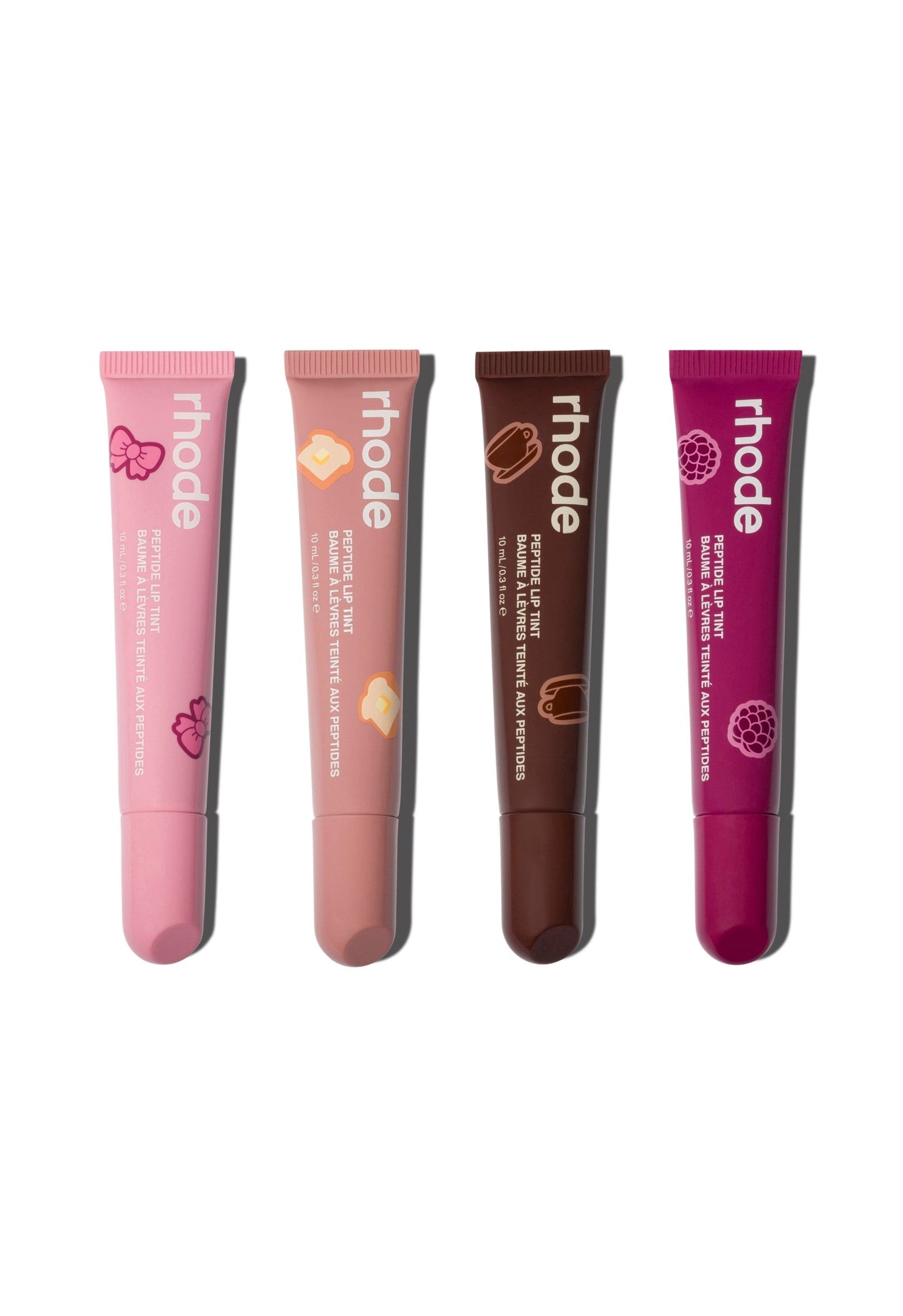 the scented peptide lip tint set